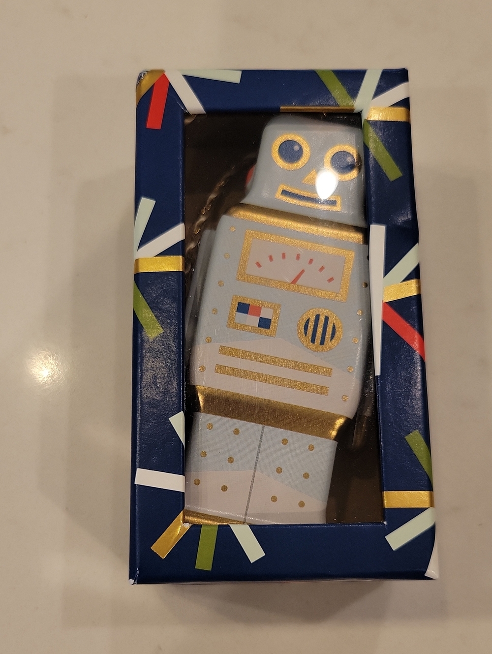 New Fossil Robot Christmas Ornament